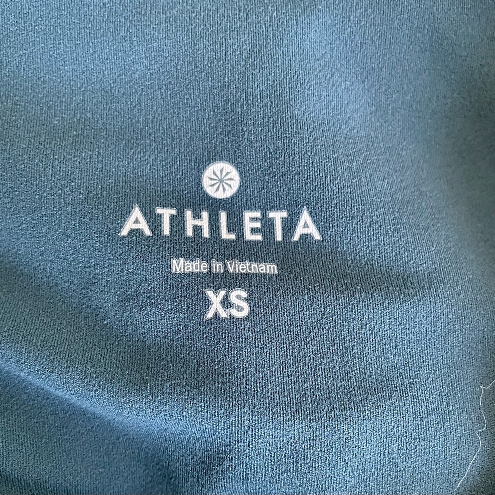 Athleta Diamond Cobra Cutout Ankle Tights Yoga Leggings XS Green High Waisted - Picture 8 of 13